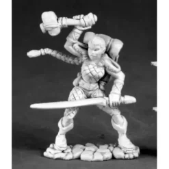 Tabletop Miniatures>Reaper Miniatures Twasha Dawnhunter Ranger 03530 Dark Heaven Unpainted Metal - Your Source for Gaming Essentials