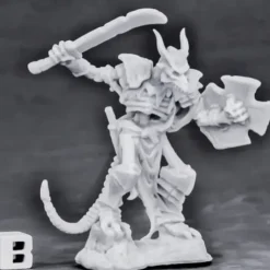 Tabletop Miniatures>Reaper Miniatures Undying Lizardfolk#77560 Bones Unpainted Plastic Mini Figure - Your Source for Gaming Essentials