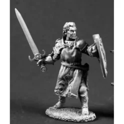 Tabletop Miniatures>Reaper Miniatures Unpainted Ashlan Fellthrush, Heroic Paladin #03556 Dark Heaven - Your Source for Gaming Essentials