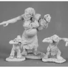 Tabletop Miniatures>Reaper Miniatures Unpainted Dungeon Tribes Orc Matron & Brood 03511 Dark Heaven - Your Source for Gaming Essentials