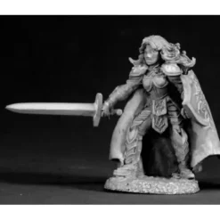 Tabletop Miniatures>Reaper Miniatures Unpainted Jana Blackfire, Female Warrior 03006 Dark Heaven - Your Source for Gaming Essentials
