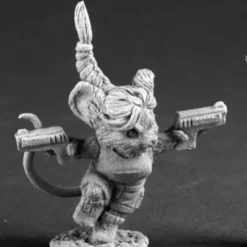Tabletop Miniatures>Reaper Miniatures Unpainted Lara Kraft, Mousling Adventuress #03576 Dark Heaven - Your Source for Gaming Essentials