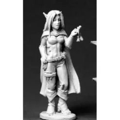Tabletop Miniatures>Reaper Miniatures Valloa, Female Elf Thief #03566 Dark Heaven Unpainted Metal - Your Source for Gaming Essentials