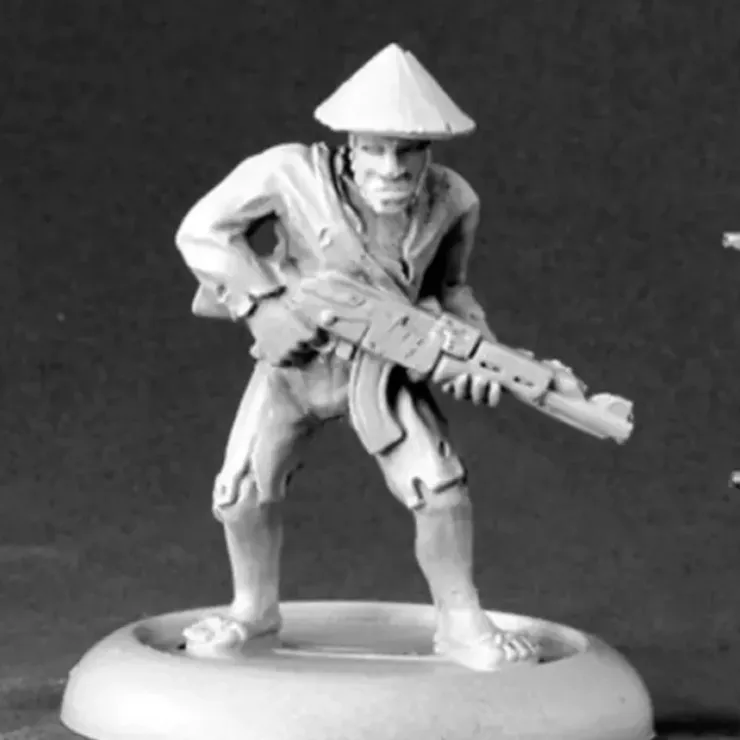 Tabletop Miniatures>Reaper Miniatures Viet Cong Guerilla #50100 Chronoscope D&D RPG Mini Figure - Your Source for Gaming Essentials
