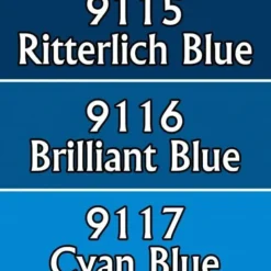 Tabletop Miniatures>Reaper Miniatures Vivid Blues #09739 Master Series Triads 3 Pack .5oz Paint - Your Source for Gaming Essentials