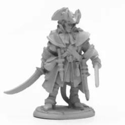 Tabletop Miniatures>Reaper Miniatures Wicked Hand: Vax Kreel, Hellborn Pirate #04021 Unpainted Metal Figure - Your Source for Gaming Essentials