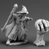 Tabletop Miniatures>Reaper Miniatures Wizard and Crystal Ball #03587 Dark Heaven Unpainted Metal - Your Source for Gaming Essentials