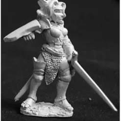 Tabletop Miniatures>Reaper Miniatures Yvonne, Warmaiden #02573 Dark Heaven Legends Unpainted Metal - Your Source for Gaming Essentials
