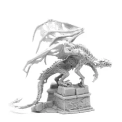 Tabletop Miniatures>Reaper Miniatures Zombie Dragon #77466 Bones Unpainted Gray Plastic Mini Figure - Your Source for Gaming Essentials