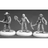 Tabletop Miniatures>Reaper Miniatures Zombie Miners (3) #50317 Chronoscope Unpainted RPG Mini Figure - Your Source for Gaming Essentials