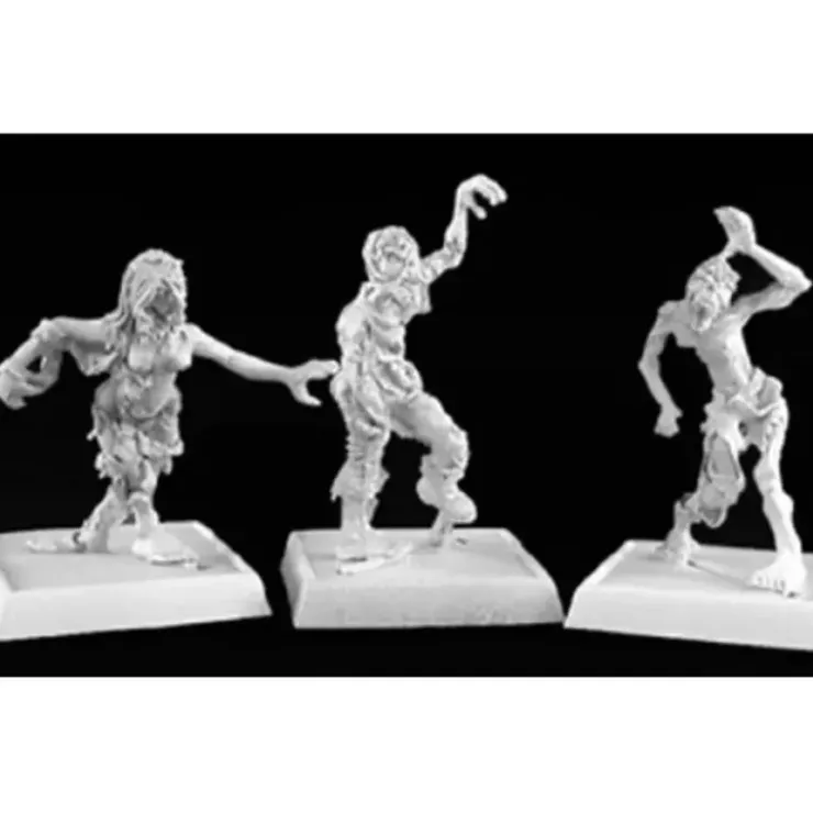Tabletop Miniatures>Reaper Miniatures Zombies (9) Necro Adept 06135 Warlord Army Pack Unpainted Mini - Your Source for Gaming Essentials