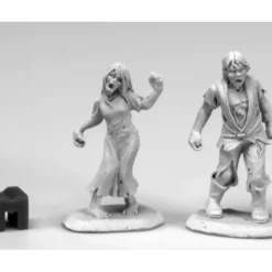 Tabletop Miniatures>Reaper Miniatures Zombie Teens (2) #03904 Dark Heaven Legends Unpainted Metal - Your Source for Gaming Essentials