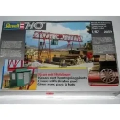 Revell 2059 HO Crane with Timber Yard Building Kit - Your Source for Gaming Essentials* Trains