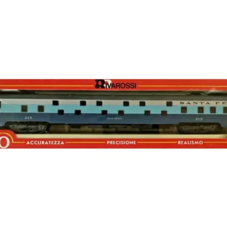 Rivarossi 2639/0 HO Santa Fe Blue Moon Sleeper Car # 215 EX/Box - Your Source for Gaming Essentials* Trains