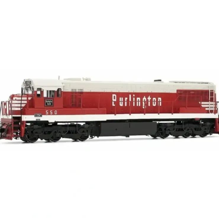 Rivarossi HR2528 HO Scale CB&Q GE U25C Powered Diesel Locomotive #550 - Your Source for Gaming Essentials* Trains