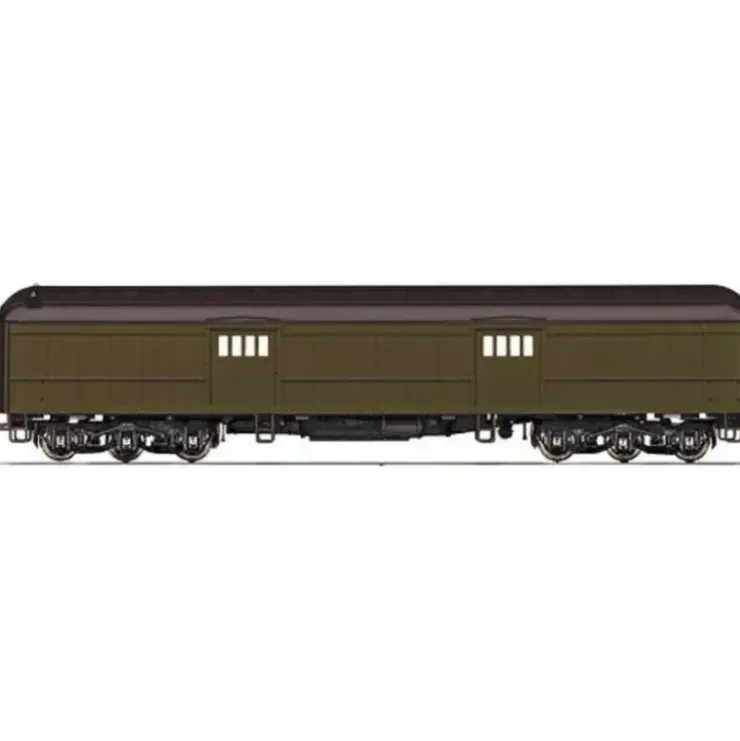 Rivarossi HR4085 HO Unlettered Painted Pullman 60' Heavyweight Baggage Car Green - Your Source for Gaming Essentials* Trains
