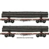 Rivarossi HR6211 HO Westside Lumber Skeleton Log Car #147, 130 (Set of 2) - Your Source for Gaming Essentials* Trains