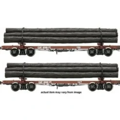Rivarossi HR6211 HO Westside Lumber Skeleton Log Car #147, 130 (Set of 2) - Your Source for Gaming Essentials* Trains