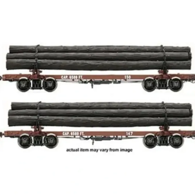 Rivarossi HR6211 HO Westside Lumber Skeleton Log Car #147, 130 (Set of 2) - Your Source for Gaming Essentials* Trains