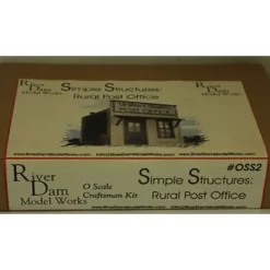 River Dam Model Works OSS2 O Scale Simple Structures Rural Post Office Kit - Your Source for Gaming Essentials* Trains
