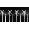Rix Products 628-0660 Crossbuck and Milepost Set - Your Source for Gaming Essentials* Trains