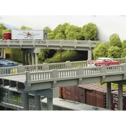 Rix Products 628-102 HO 50' Early Highway Overpass W/Pier - Your Source for Gaming Essentials* Trains