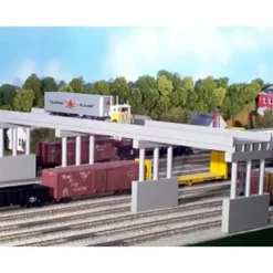 Rix Products 628-0112 HO 50' Modern Highway Overpass W/1 Pier - Your Source for Gaming Essentials* Trains