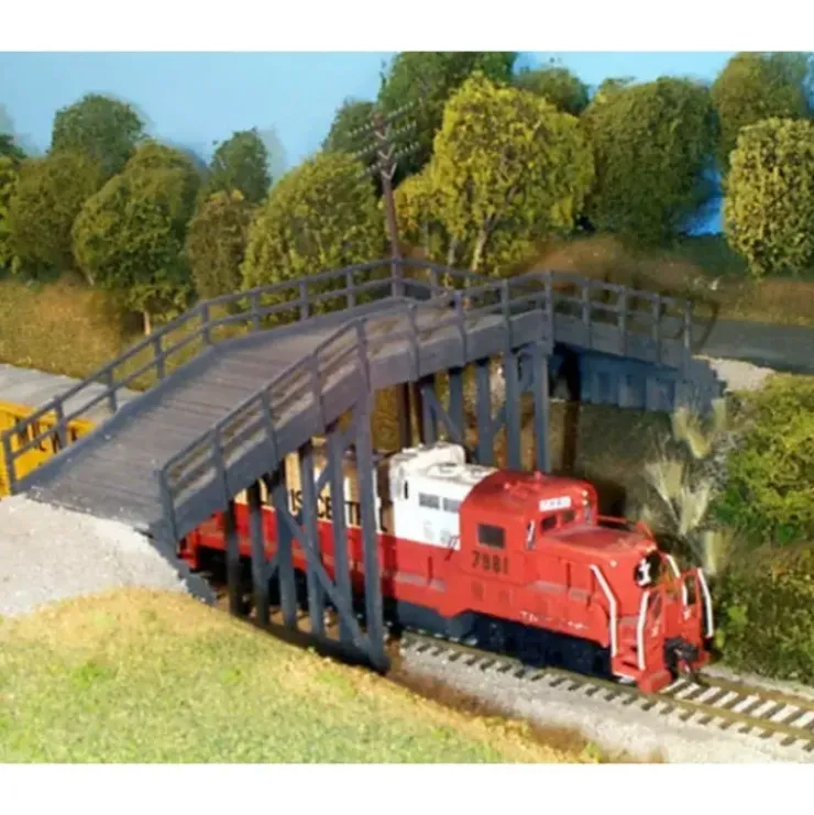 Rix Products 628-0200 HO Rural Timber Overpass - Your Source for Gaming Essentials* Trains