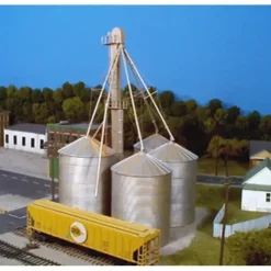 Rix Products 628-0407 HO 4 Silo 90' Grain Elevator Building Kit - Your Source for Gaming Essentials* Trains