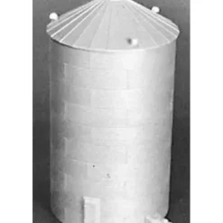 Rix Products 628-0305 HO 44' Tall Corrugated Grain Bin Building Kit - Your Source for Gaming Essentials* Trains