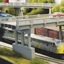 Rix Products 628-0152 N 50' Early Highway Overpass W/Pier - Your Source for Gaming Essentials* Trains