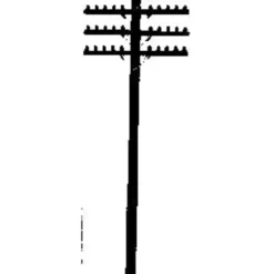Rix Products 628-0034 RR Telephone 4-Arm Poles Kit 12 Poles & 48 Crossarms - Your Source for Gaming Essentials* Trains