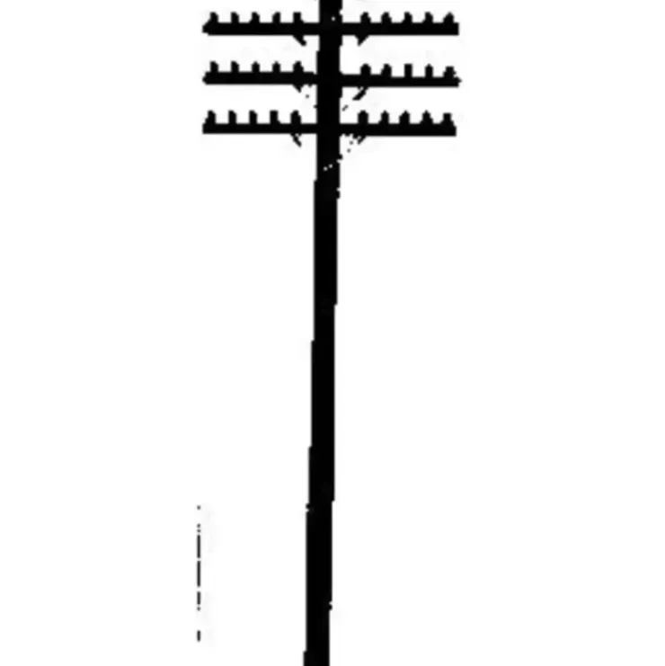 Rix Products 628-0034 RR Telephone 4-Arm Poles Kit 12 Poles & 48 Crossarms - Your Source for Gaming Essentials* Trains