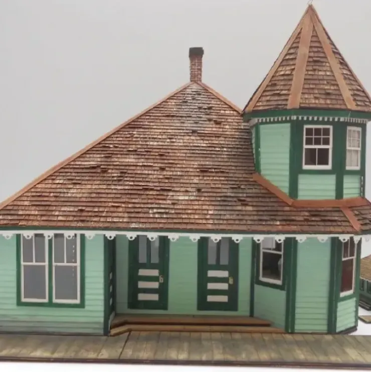 RS Laser Kits 103 O Randolph's Depot Wood Building Kit - Your Source for Gaming Essentials* Trains