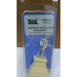Rustic Rails HSA2500 HO American Revolution Monument Cast Resin Base Pewter Hero - Your Source for Gaming Essentials* Trains