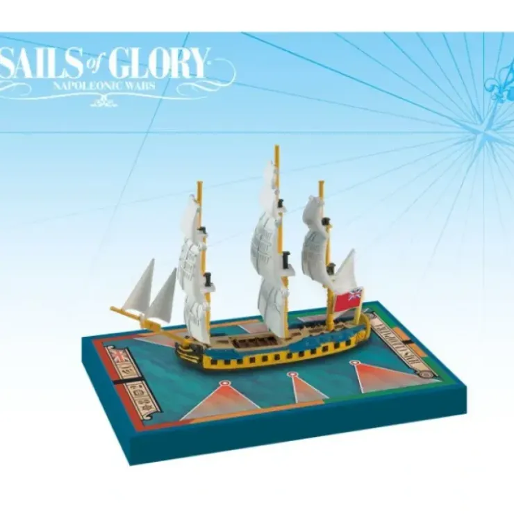 Board Games>Sails of Glory: HMS Cleopatra 1779 British Frigate Ship Pack - Your Source for Gaming Essentials