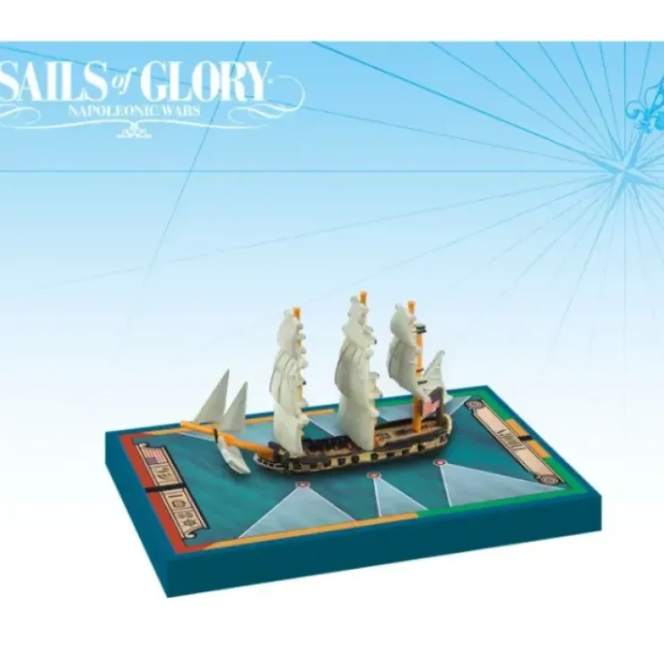 Board Games>Sails of Glory: Thorn 1779 14 Guns Swan Class American Ship Sloop Ship Pack - Your Source for Gaming Essentials