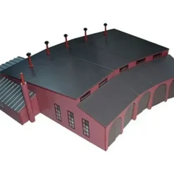 Scale University 1000 5 Stall wooden roundhouse Kit - Your Source for Gaming Essentials* Trains