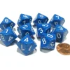 Dice>Set of 10 Chessex D10 Dice - Speckled Water - Your Source for Gaming Essentials