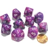 Dice>Set of 10 Chessex Festive D10 Dice - Violet with White Numbers - Your Source for Gaming Essentials