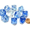 Dice>Set of 10 Chessex Nebula D10 Dice - Dark Blue with White Numbers - Your Source for Gaming Essentials