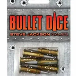Dice>Set of 6 D6 Bullet Dice - Your Source for Gaming Essentials