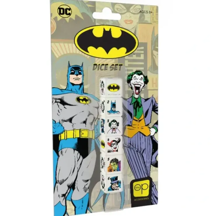 Dice>Set of 6 D6 Pop Culture Dice - Batman - Your Source for Gaming Essentials