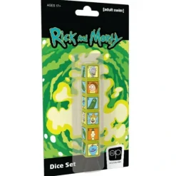 Dice>Set of 6 D6 Pop Culture Dice - Rick and Morty - Your Source for Gaming Essentials