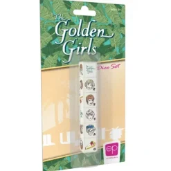 Dice>Set of 6 D6 Pop Culture Dice - The Golden Girls - Your Source for Gaming Essentials