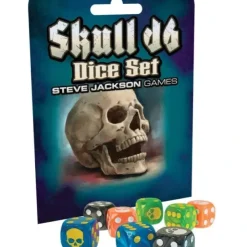 Dice>Set of 8 D6 Skull Dice Set - Your Source for Gaming Essentials