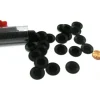 Cards>Set of 50 7/8" Easy Stacking Plastic Mini Playing Poker Chips - Black - Your Source for Gaming Essentials