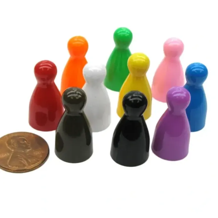 Board Games>Set of 10 Halma 25mm Pawns Pawn Peg Pegs Board Game Play Pieces 10 Colors - Your Source for Gaming Essentials