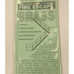Sheepscot Scale Products 75001 Brass Fire Escape - Your Source for Gaming Essentials* Trains