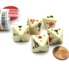 Dice>8-Sided Poker Dice Game with 5 Dice Travel Tube and Gaming Instructions - Your Source for Gaming Essentials